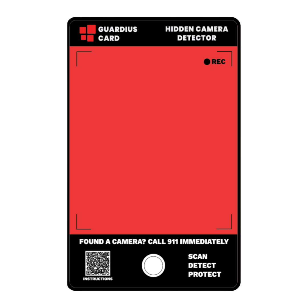 Guardius Card: Hidden Camera Detecting Card (1-Pack)