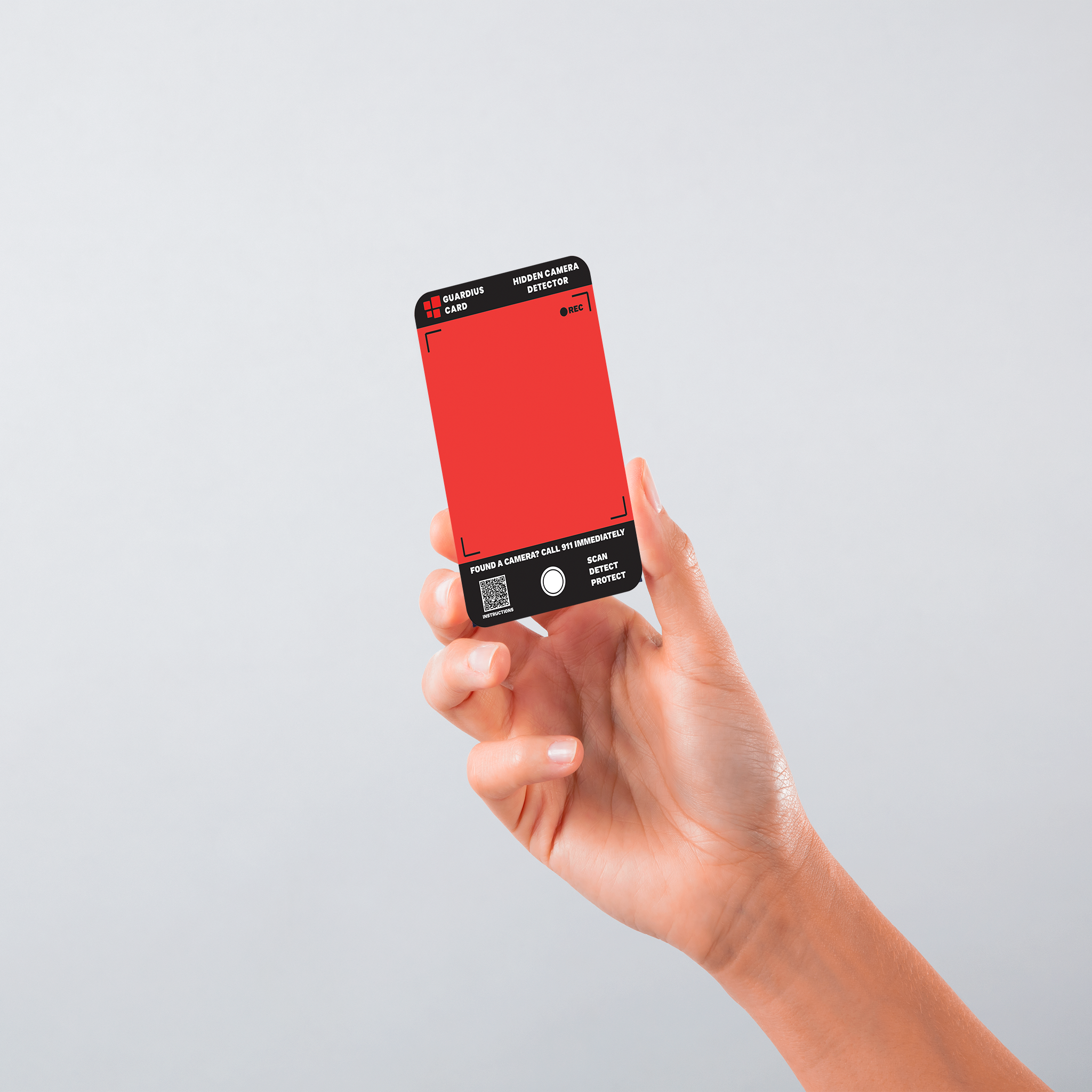 Guardius Card: Hidden Camera Detecting Card