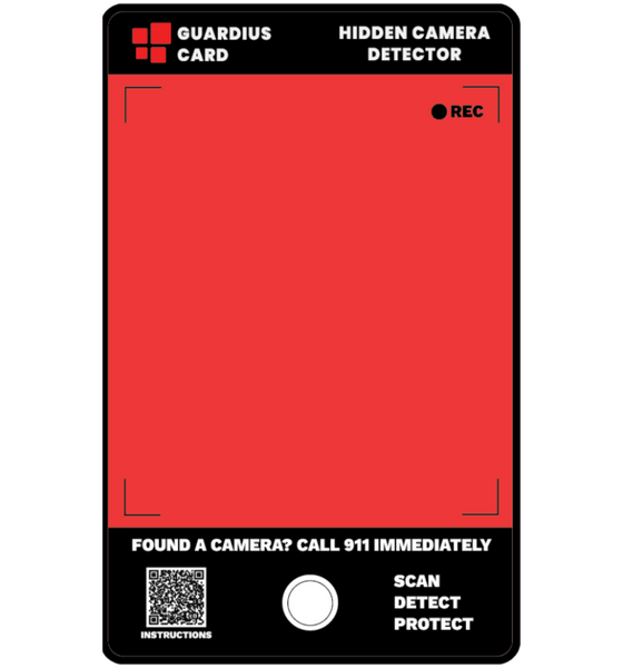 Spy Camera Detector | Hidden Camera Detector | Guardius Card