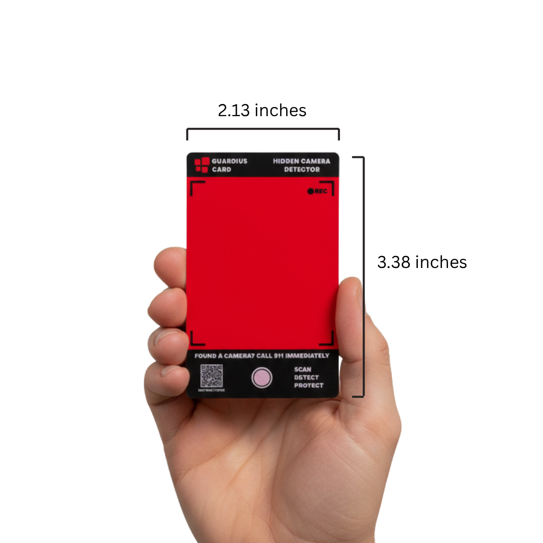 Guardius Card: Hidden Camera Detector Card