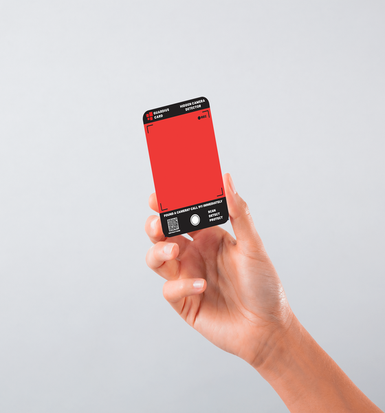 Spy Camera Detector | Hidden Camera Detector | Guardius Card